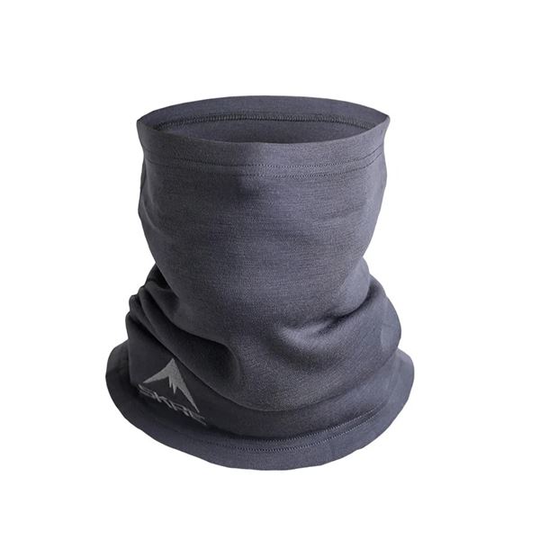 Skre Ibex 150 Merino Core Spun Neck Gaiter, Slate Grey, New