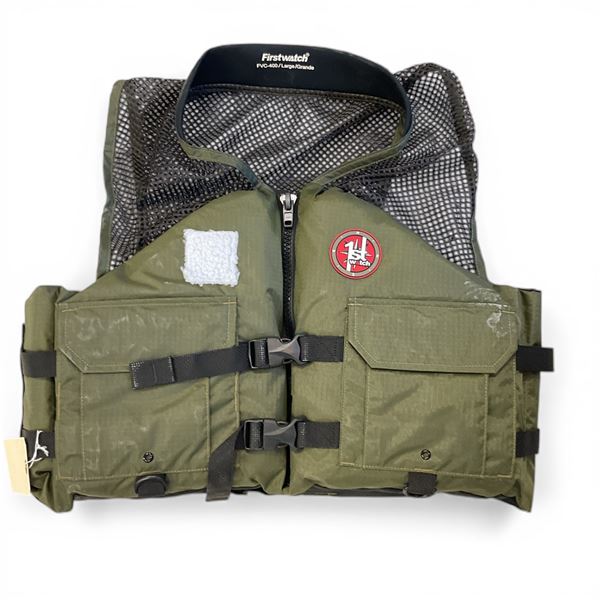 First Watch FVC-400 PFD, Olive Green, Size: Large