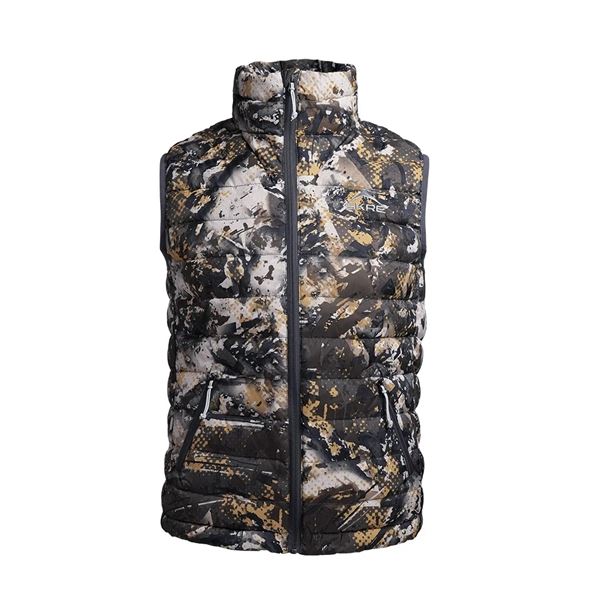 Skre Ptarmigan Ultra Down Vest, Solace Pattern, Size: Large, New