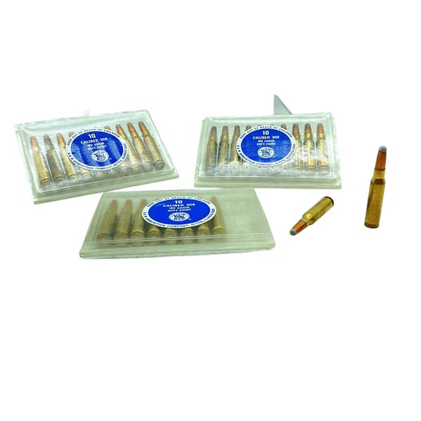 Smith & Wesson 308 Win, 180 Grain Soft Point Ammunition, 30 Rounds