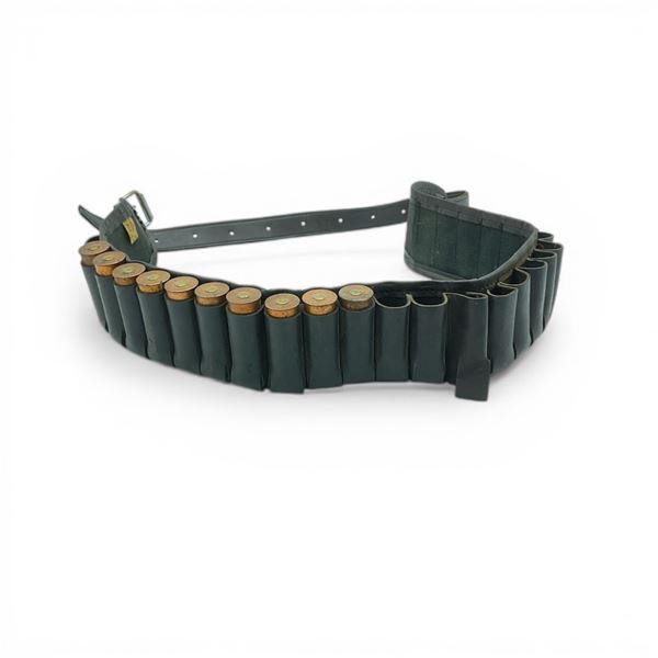 Bandolier with 12 Ga Ammunition, 10 Rounds