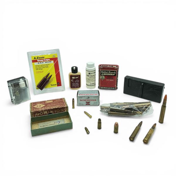 Assorted Ammunition, Accessories and Tools