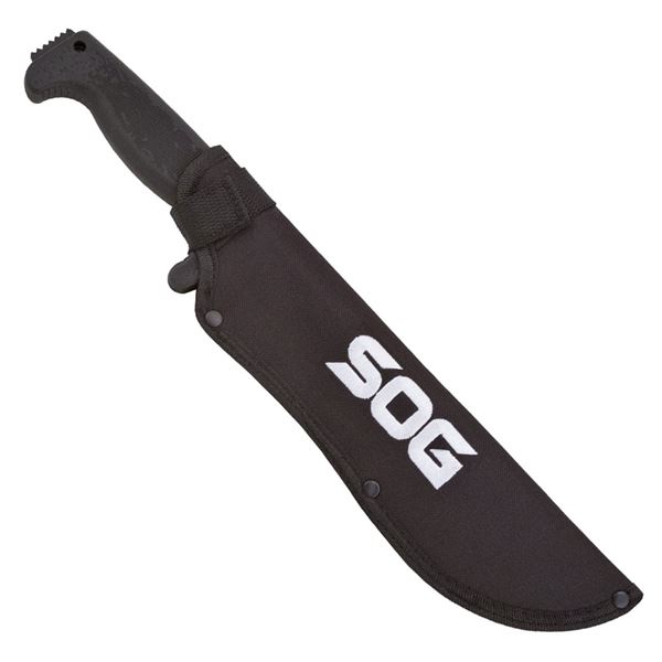 SOG Sogfari Machete, Fixed 10" Blade with Nylon Sheath, New