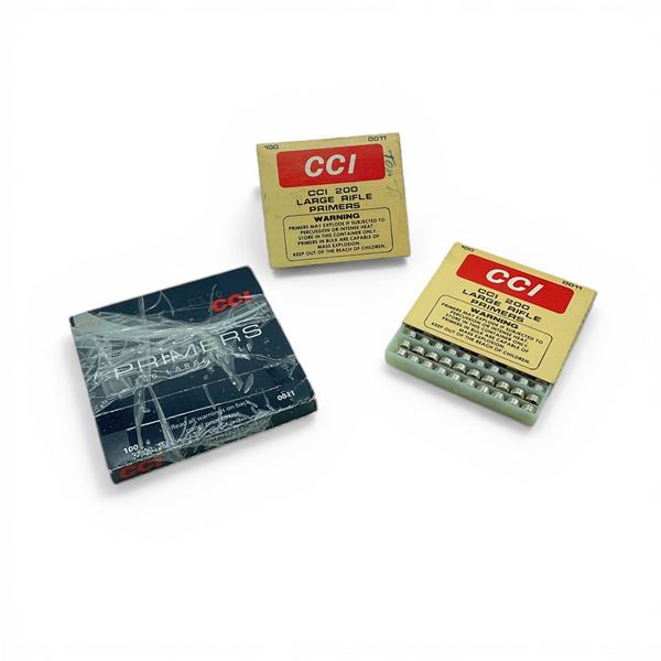 CCI #200 Large Rifle Primers, Approximately 159 Qty