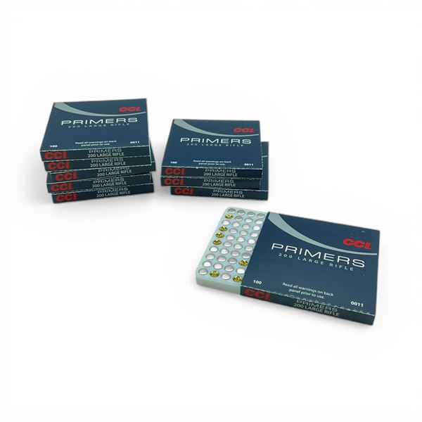 CCI #200 Large Rifle Primers, 900 Qty