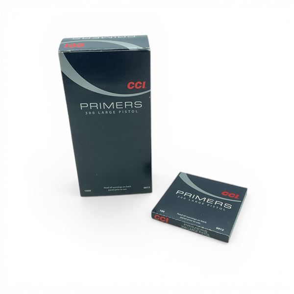 CCI #300 Large Pistol Primers, 1000 Qty