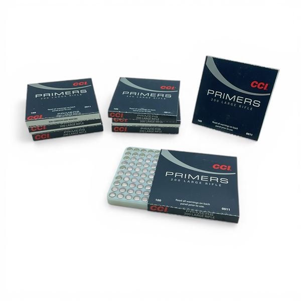 CCI #200 Large Rifle Primers, Approximately 737 Qty