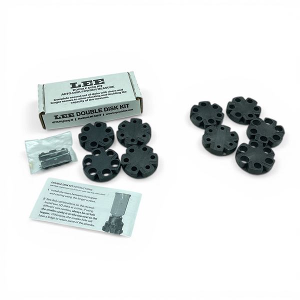 Lee Double Disk Kit and Assorted Charge Disks (A, C & D)