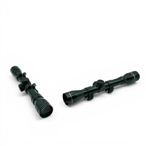 Tasco 3-9x32 Scope on Rings and Tasco 4x32 Scope on Rings