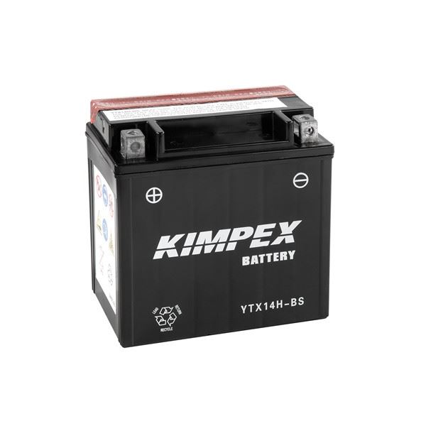 Kimpex Powerpack Maintenance Free AGM Battery, YTX14H-Bs, New