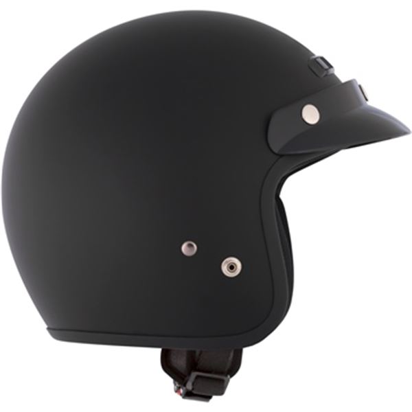 CKX VG-200 Open Face Helmet, Solid, Black Size Lg, New