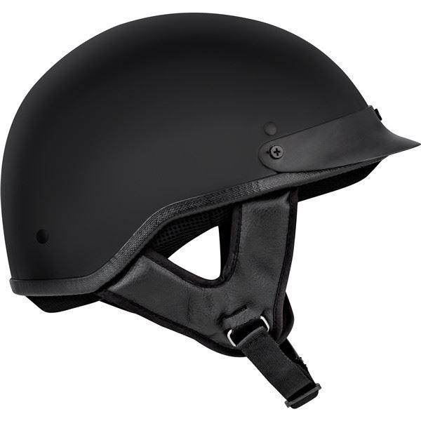 CKX Bullet Half Helmet Solid, Size M, Black New