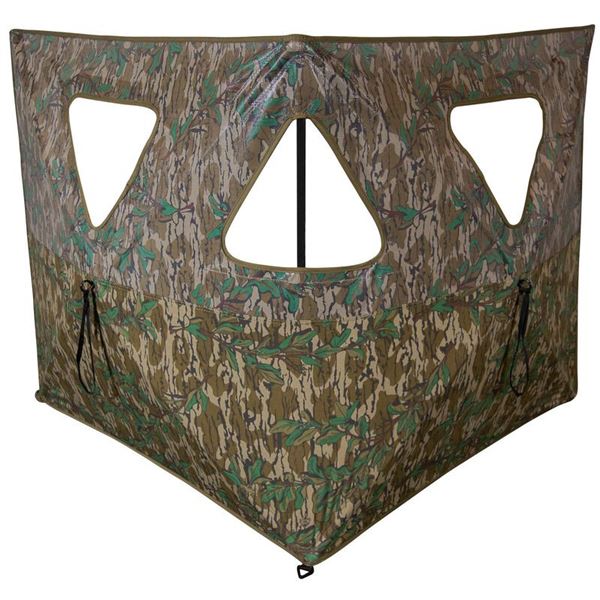 Primos Double Bull Surround View Stakeout Ground Blind in Greenleaf Camo, New