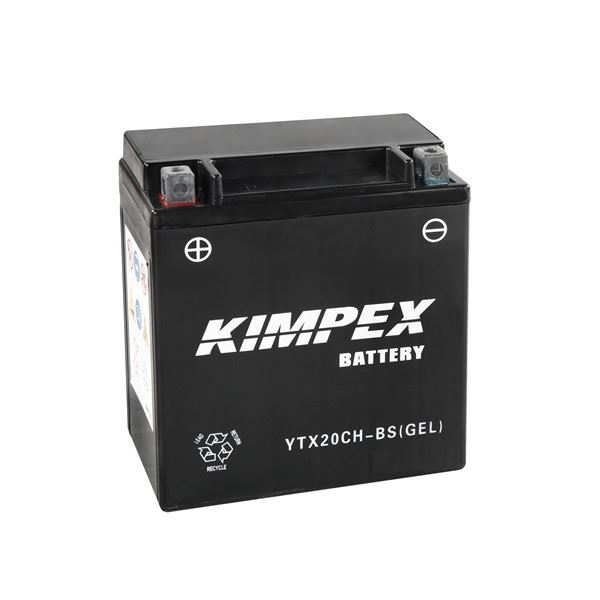 Kimpex Battery Maintenance Free AGM High Performance YTX20CH-BS(GEL), New