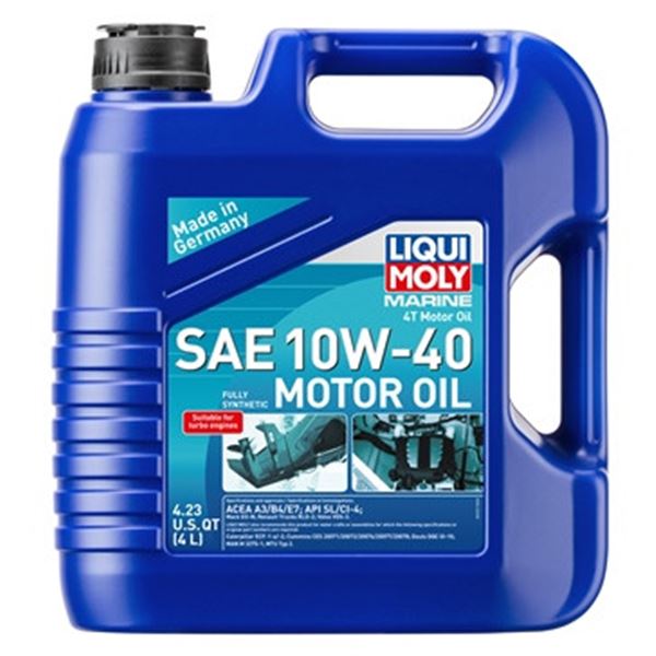 Liqui Moly 4T 10W40 Marine Motor Oil 4 Liters, New