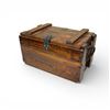 Image 2 : Wooden Crate with Rope Handles, Approx 19" X 7" X 12"
