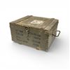 Image 1 : Wooden Ammo Crate, ODG, 13 1/2" X 7" X 12"