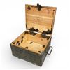 Image 2 : Wooden Ammo Crate, ODG, 13 1/2" X 7" X 12"