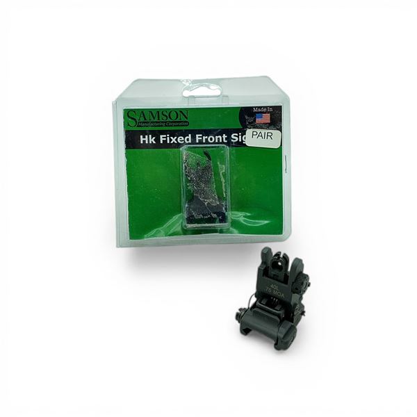 Samson HK Fixed Front Sight and A.R.M.S Flip-Up Rear Sight