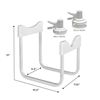 Image 2 : Brio 3-5 Gallon Water Stand 2 Dispenser Valves Fits Both 48mm and 55mm Bottles 2 CAPS Included, New