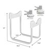 Image 2 : Brio 3-5 Gallon Water Stand 2 Dispenser Valves Fits Both 48mm and 55mm Bottles 2 CAPS Included, New