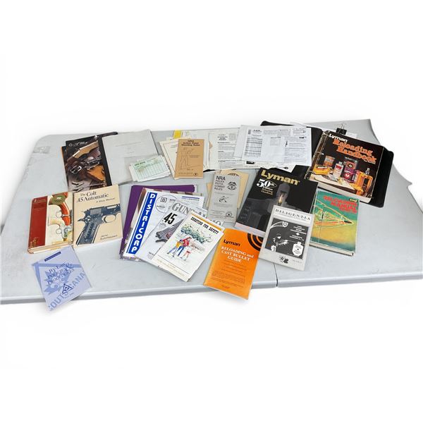 Assorted Firearm Shooting, Reloading and Reference Materials