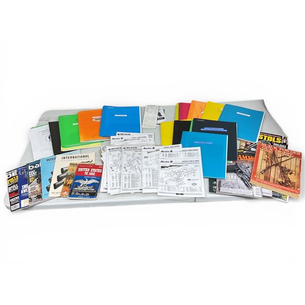 Assorted Shooting/ Firearm Manuals, Reference Materials for Guns and Magazines
