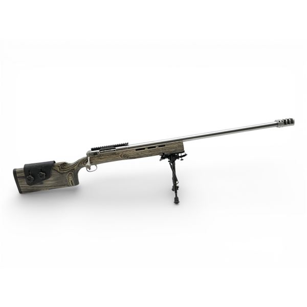 Savage Model 12 Single Shot Bolt Action Rifle 6.5MM-284 Norma 30" Heavy Barrel Stainless W/Laminate