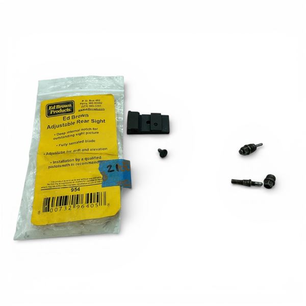 Ed Brown Browning Hi Point Rear Sight and 12 Ga Side by Side Firing Pins