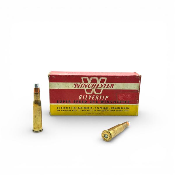 Winchester Silvertip Super Speed 348 Win, 250 Grain Expanding Ammunition, 14 Rounds