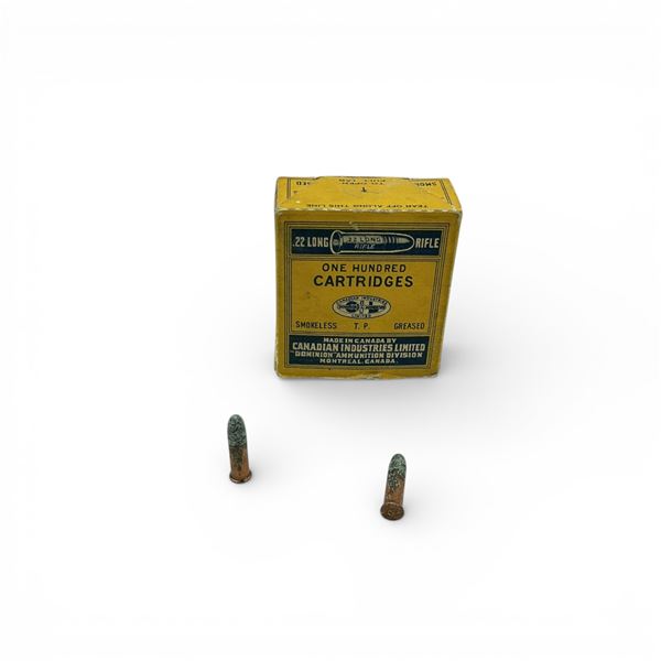 Dominion .22 LR Smokeless Greased Ammunition, 60 Rounds