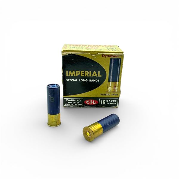 Imperial 16 Ga, 2-3/4", 1-1/8 oz, #6 Shot Ammunition, 23 Rounds