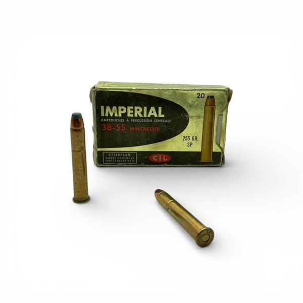 Imperial 38-55 Winchester, 255 Grain SP Ammunition, 13 Rounds