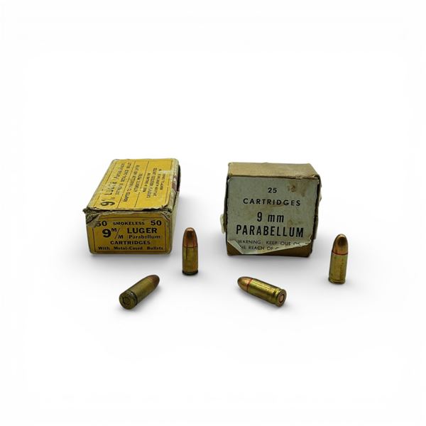 Assorted 9 mm Ammunition, Approx 69 Rounds