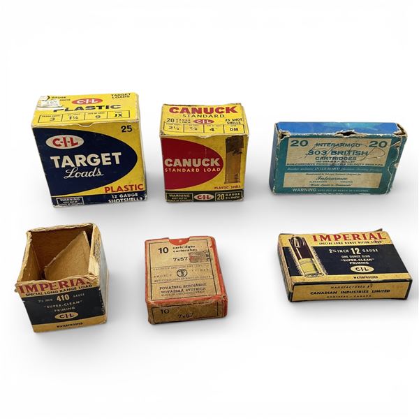 Assorted Collectible Ammo Boxes