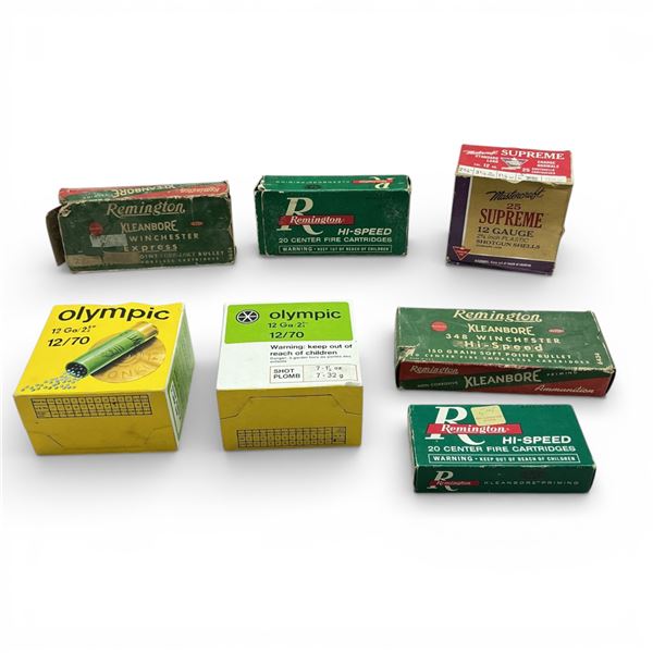 Assorted Collectible Ammo Boxes
