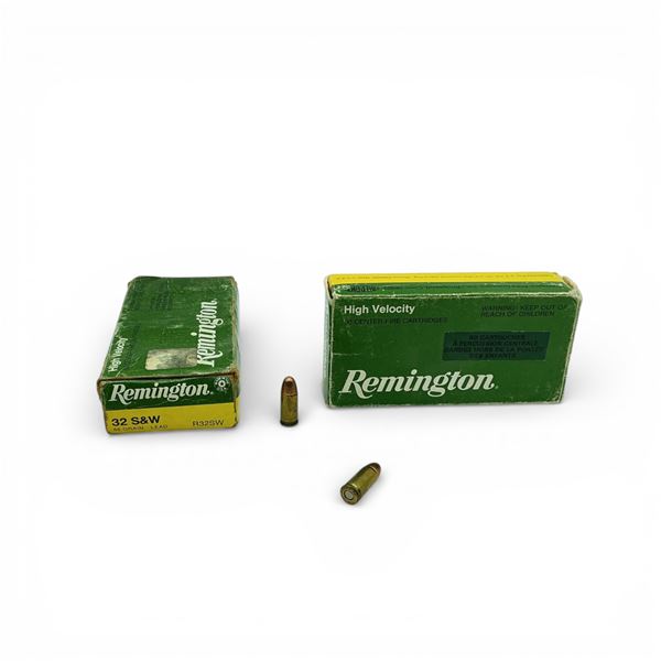 Reloaded Rem 32 S & W and 32 Auto RN Ammunition, 100 Rounds