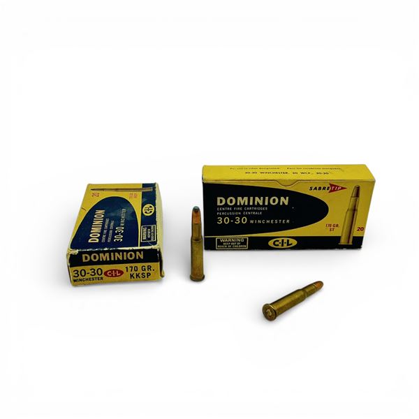 Dominion 30-30 Win 170 Grain SP Ammunition, 42 Rounds