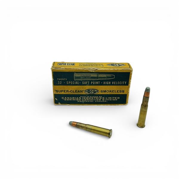 Assorted Reloaded 32 Special SP Ammunition, 19 Rounds in Collectible Box