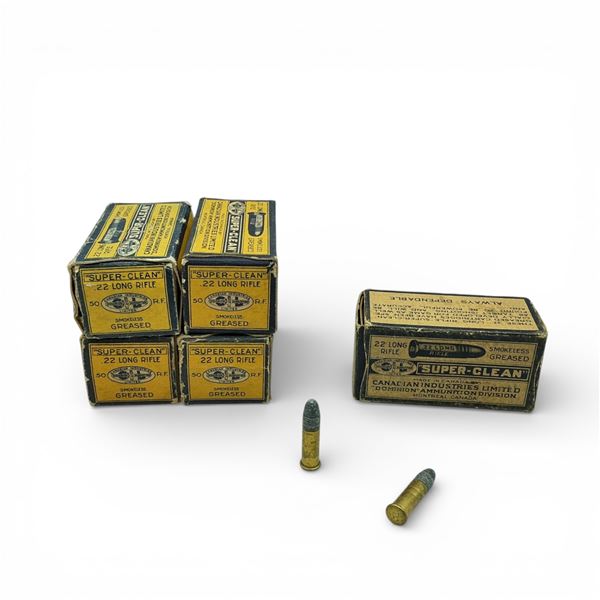 CIL Super Clean 22 LR LRN Ammunition, Approx 184 Rounds