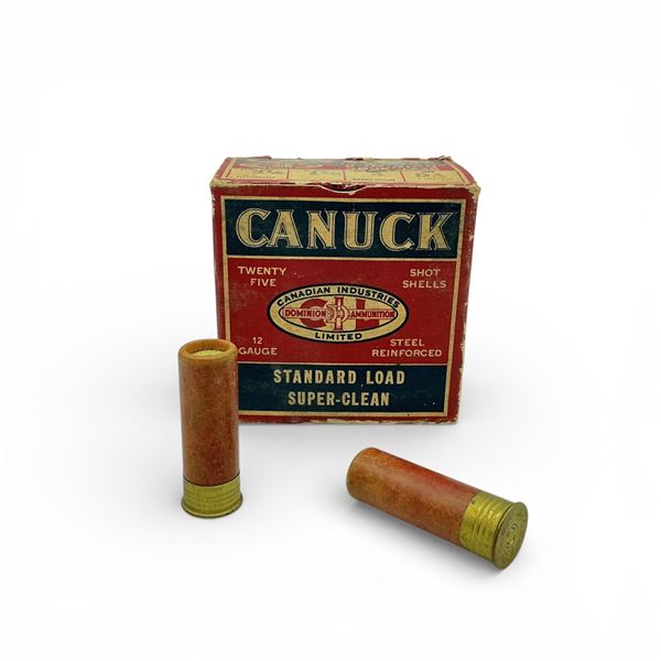 Canuck 12 Ga, 1-1/8 oz, #4 Shot Ammunition, 25 Rounds