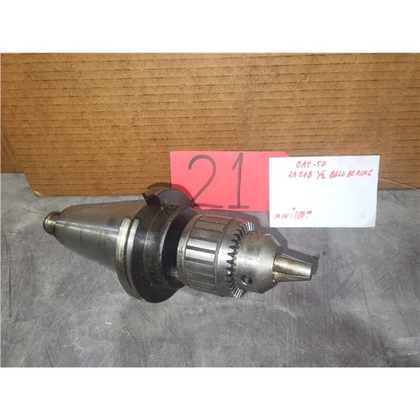 CAT-50 Holder with Ballbearing Chuck 1/2"