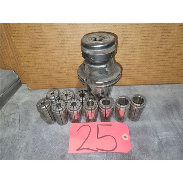 CAT-50 Collet Holder with TG100 collets(11)