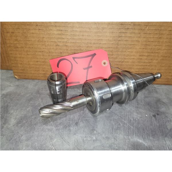 GS BT-40 TG100 Collet Holder with Collets 1/2" - 7/8"