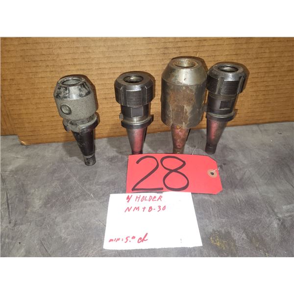 Lot(4) of Holder NMTB-30