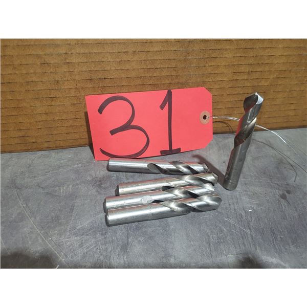 Lot(5) of Stub Drill 1/2" regrinded Tip