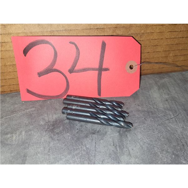 Lot(5) of STUB Drill  1/4"