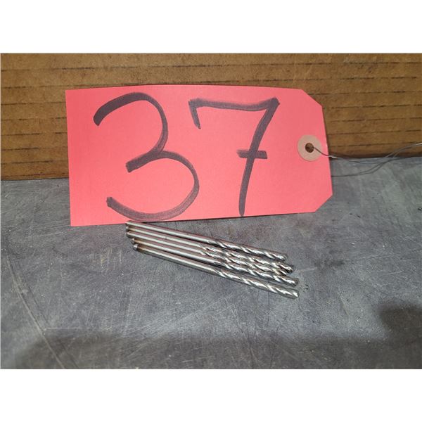 Lot(5) of Drill 1/8" regrinded tip with split point
