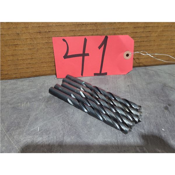 Lot(5) of USA Drill 3/8" regrinded tip with split point