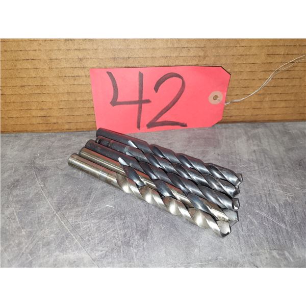 Lot(5) of USA Drill 7/16" regrinded tip with split point